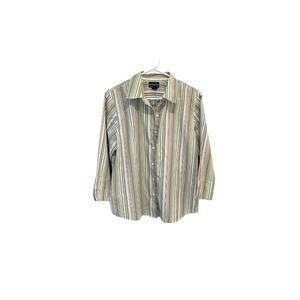 Westbound Woman wrinkle free cotton blend blouse size 14P